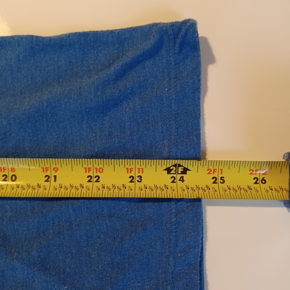 Fight For What You Beleive In Short Sleeve Blue Tshirt - Picture 5 of 6